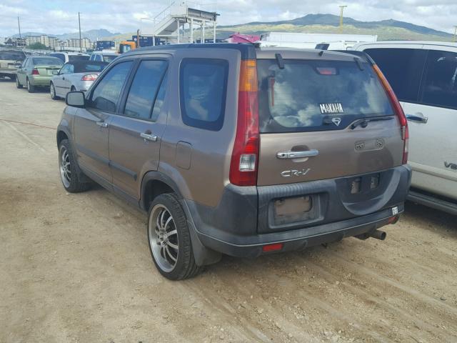 JHLRD68483C006382 - 2003 HONDA CR-V LX GOLD photo 3