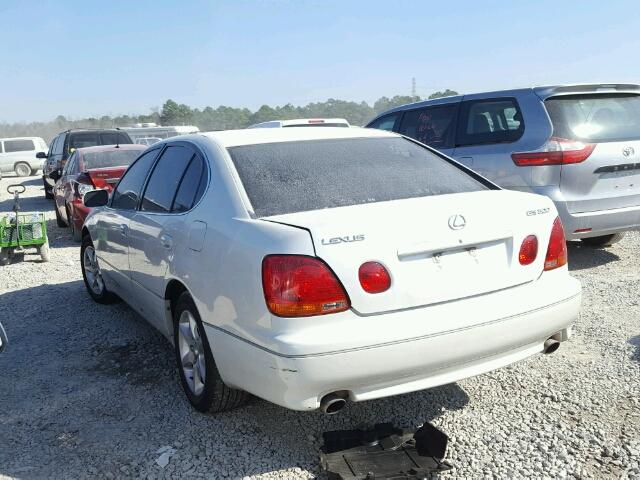 JT8BD69S330187242 - 2003 LEXUS GS 300 WHITE photo 3