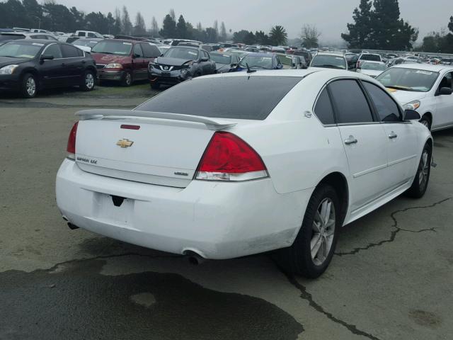 2G1WC5E37E1108427 - 2014 CHEVROLET IMPALA LIM WHITE photo 4