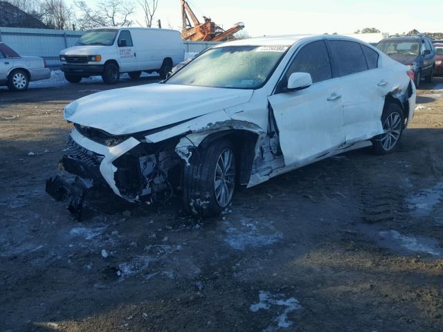 JN1EV7AR3HM834123 - 2017 INFINITI Q50 PREMIU WHITE photo 2