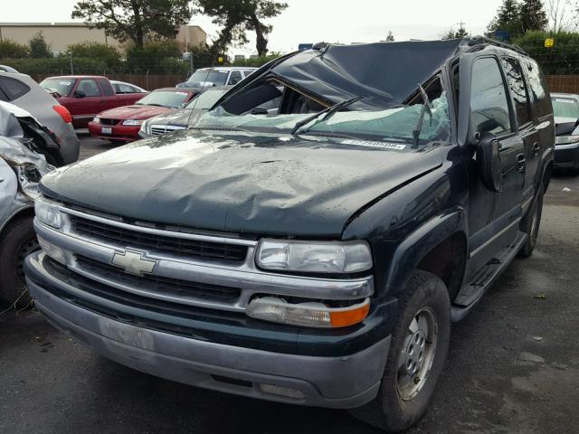 3GNEC16T91G167966 - 2001 CHEVROLET SUBURBAN C GREEN photo 2