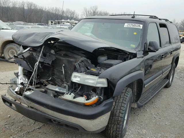 3GNFK16Z13G256218 - 2003 CHEVROLET SUBURBAN K BLACK photo 2