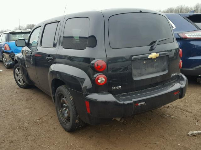3GNCA13B89S641388 - 2009 CHEVROLET HHR LS BLACK photo 3