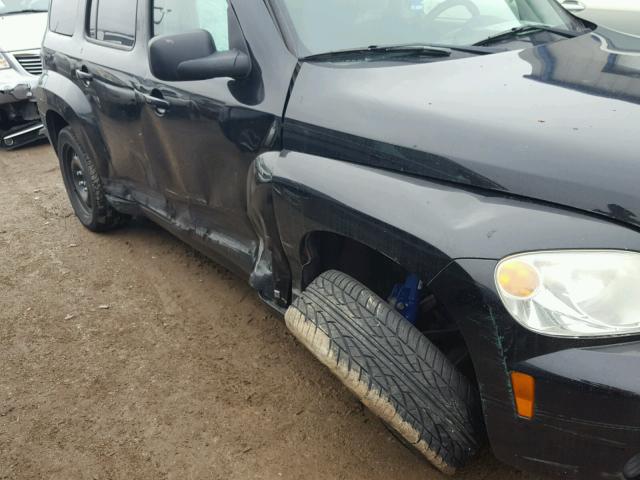 3GNCA13B89S641388 - 2009 CHEVROLET HHR LS BLACK photo 9