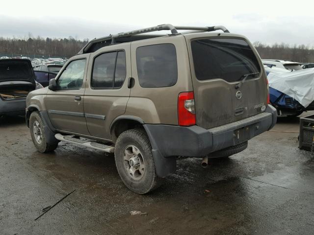 5N1ED28Y72C531533 - 2002 NISSAN XTERRA XE BROWN photo 3