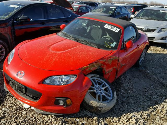 JM1NC2JF1D0227537 - 2013 MAZDA MX-5 MIATA RED photo 2