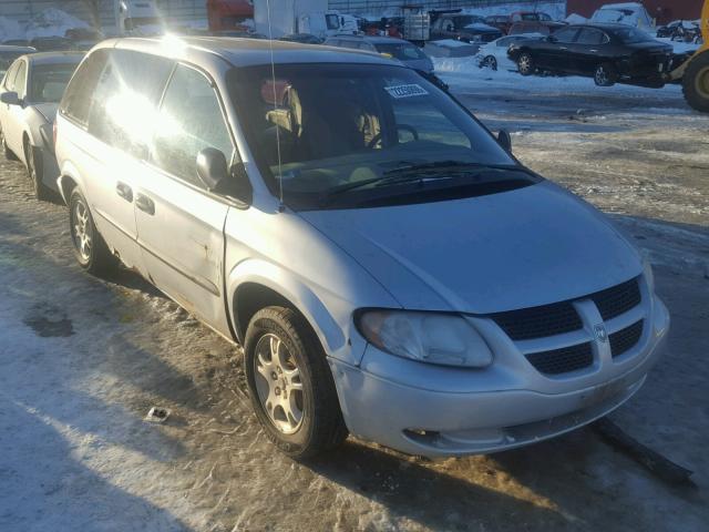 1D4GP25313B221451 - 2003 DODGE CARAVAN SE SILVER photo 1