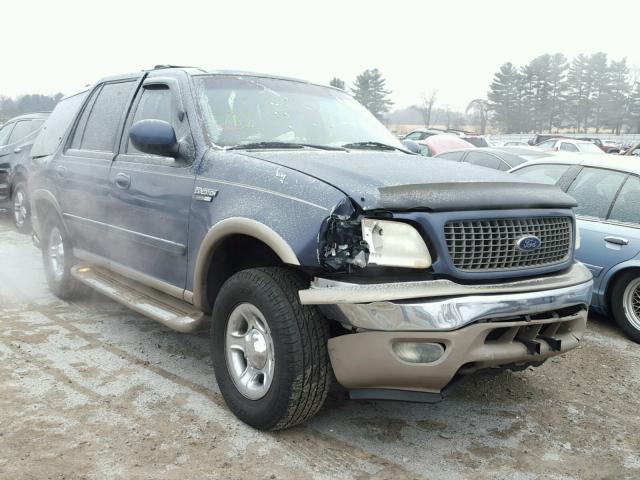 1FMPU18L6YLB46464 - 2000 FORD EXPEDITION BLUE photo 1