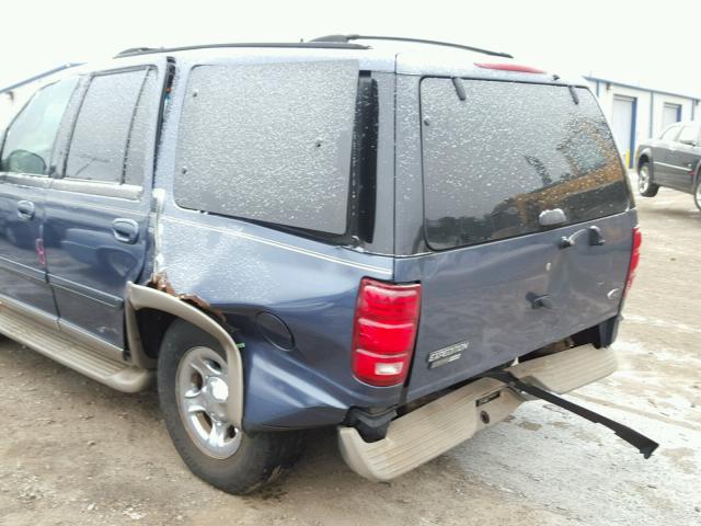 1FMPU18L6YLB46464 - 2000 FORD EXPEDITION BLUE photo 9