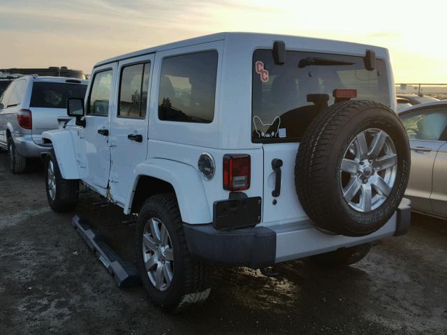 1C4BJWEG3FL708622 - 2015 JEEP WRANGLER U WHITE photo 3