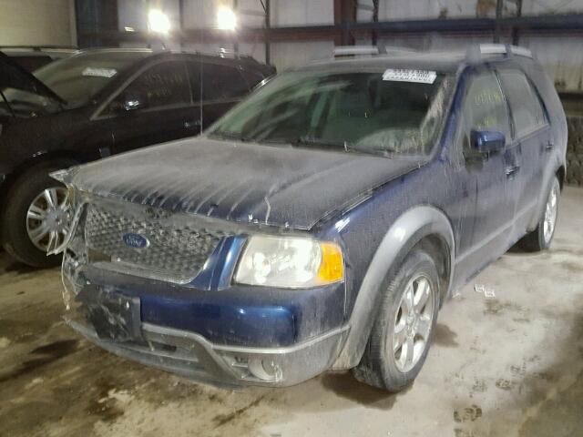 1FMZK02145GA71204 - 2005 FORD FREESTYLE BLUE photo 2