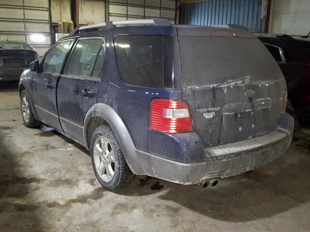 1FMZK02145GA71204 - 2005 FORD FREESTYLE BLUE photo 3