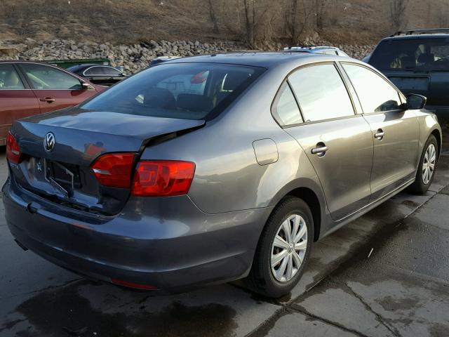 3VW1K7AJ1CM426440 - 2012 VOLKSWAGEN JETTA BASE 蓝色 照片 4