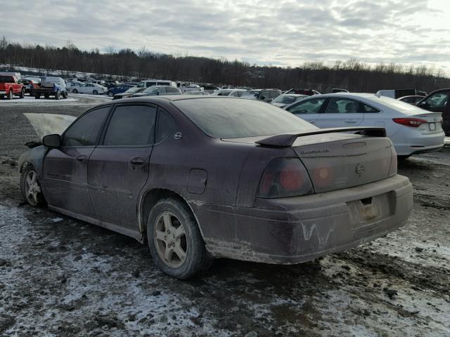 2G1WH52K549233116 - 2004 CHEVROLET IMPALA LS MAROON photo 3