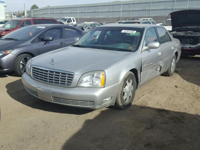 1G6KD54Y94U233130 - 2004 CADILLAC DEVILLE SILVER photo 2