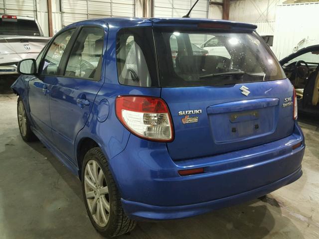 JS2YA5A54C6300073 - 2012 SUZUKI SX4 BASE BLUE photo 3