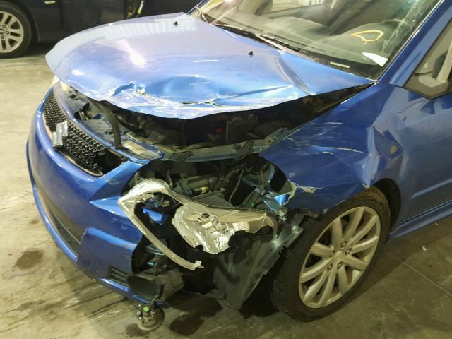 JS2YA5A54C6300073 - 2012 SUZUKI SX4 BASE BLUE photo 9