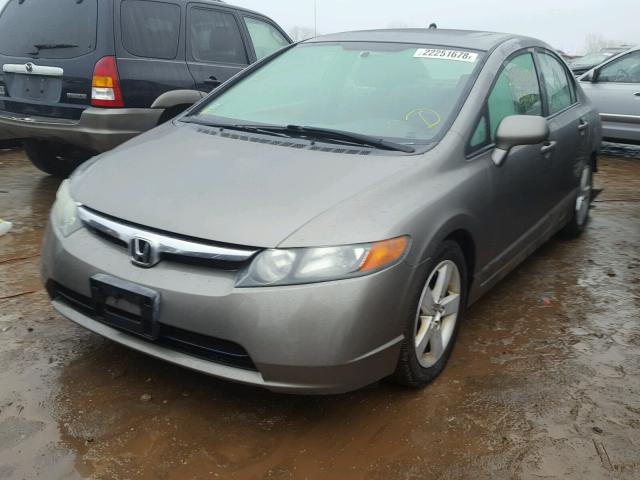 2HGFA16836H501738 - 2006 HONDA CIVIC EX BEIGE photo 2