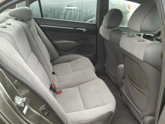 2HGFA16836H501738 - 2006 HONDA CIVIC EX ბეჟი ფოტო 6