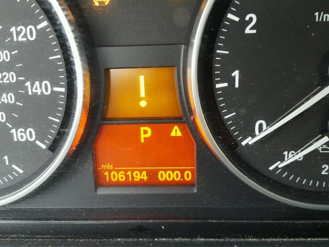 WBAVB77508NH80252 - 2008 BMW 335 I SILVER photo 8