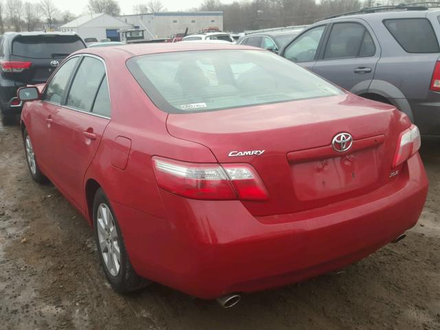 4T1BK46K07U010951 - 2007 TOYOTA CAMRY NEW MAROON photo 3