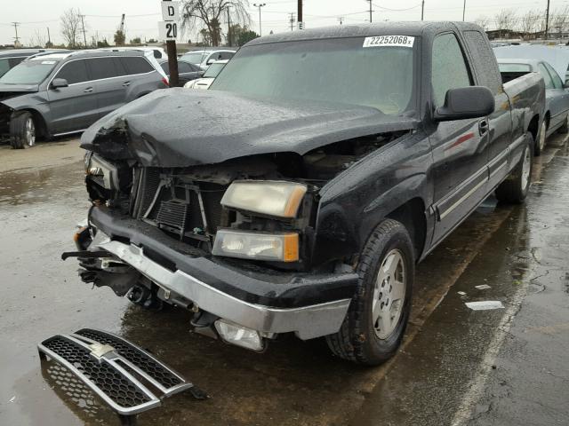 1GCEC19Z37Z127934 - 2007 CHEVROLET SILVERADO BLACK photo 2