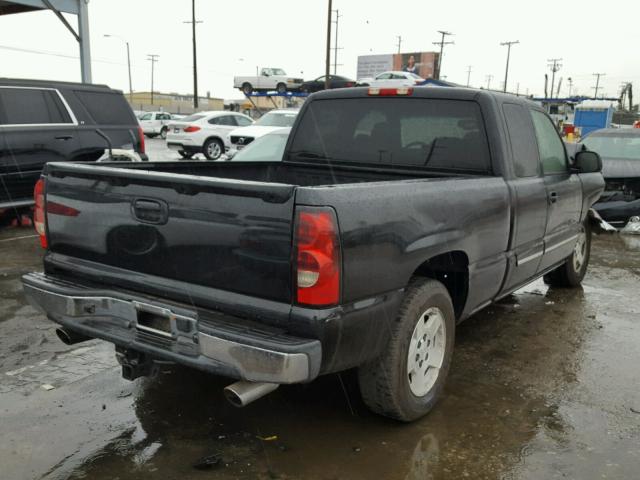 1GCEC19Z37Z127934 - 2007 CHEVROLET SILVERADO BLACK photo 4