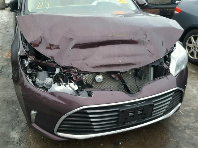 4T1BK1EB1GU202427 - 2016 TOYOTA AVALON XLE BLACK photo 9