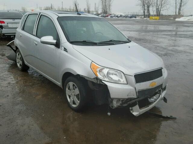 3G1TC6DE2AL140450 - 2010 CHEVROLET AVEO LT SILVER photo 1