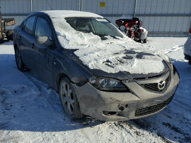 JM1BK32G281169067 - 2008 MAZDA 3 I CHARCOAL photo 1