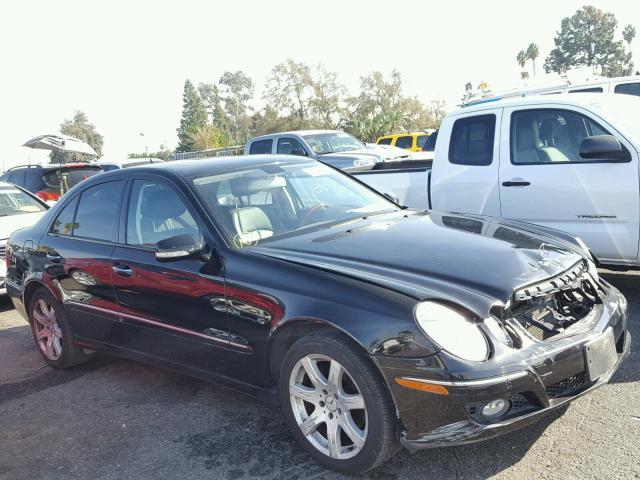 WDBUF56X47A997427 - 2007 MERCEDES-BENZ E 350 BLACK photo 1