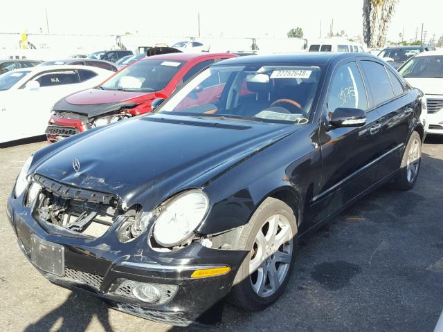 WDBUF56X47A997427 - 2007 MERCEDES-BENZ E 350 BLACK photo 2