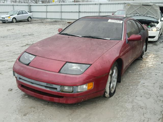 JN1RZ26A9LX009044 - 1990 NISSAN 300ZX 2+2 RED photo 2