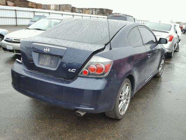 JTKDE167580231476 - 2008 SCION TC BLUE photo 4