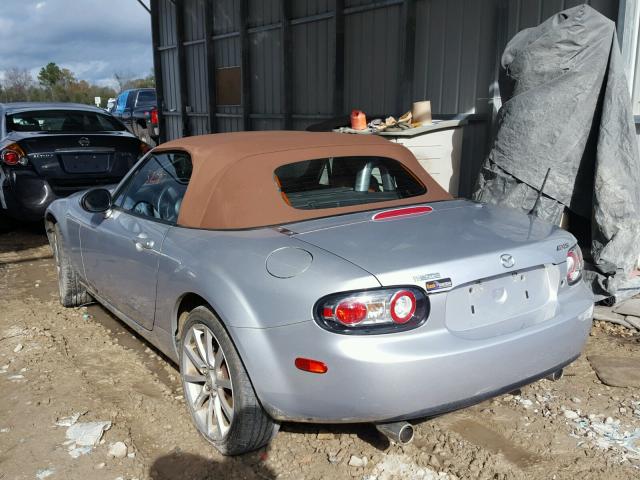 JM1NC25F460102996 - 2006 MAZDA MX-5 MIATA SILVER photo 3