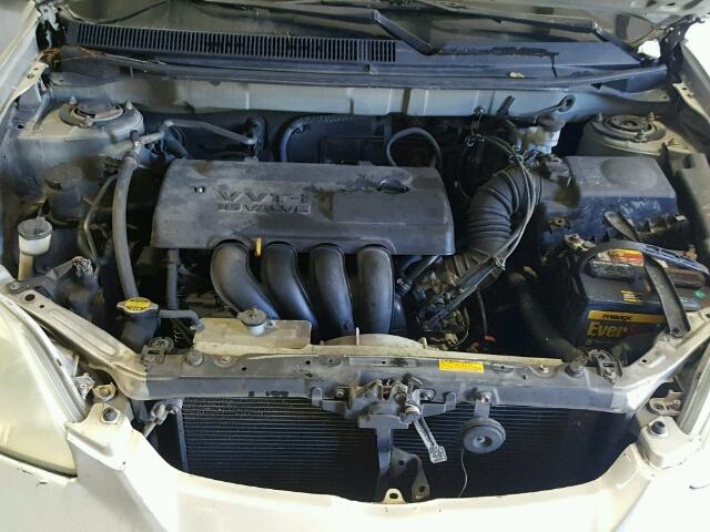 2T1KR32E74C210311 - 2004 TOYOTA MATRIX SILVER photo 7