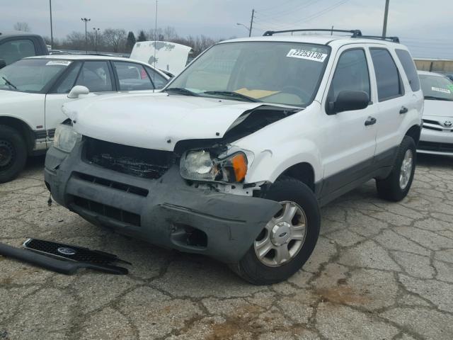 1FMYU93144DA10962 - 2004 FORD ESCAPE XLT WHITE photo 2