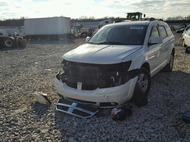 3D4PG5FV6AT216808 - 2010 DODGE JOURNEY SX WHITE photo 2