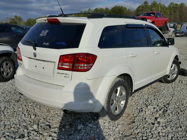 3D4PG5FV6AT216808 - 2010 DODGE JOURNEY SX WHITE photo 4