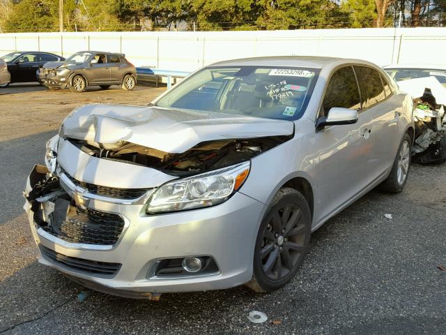 1G11H5SL8EF199930 - 2014 CHEVROLET MALIBU LTZ SILVER photo 2