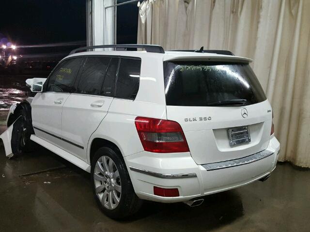 WDCGG8HB8AF404364 - 2010 MERCEDES-BENZ GLK 350 4M WHITE photo 3