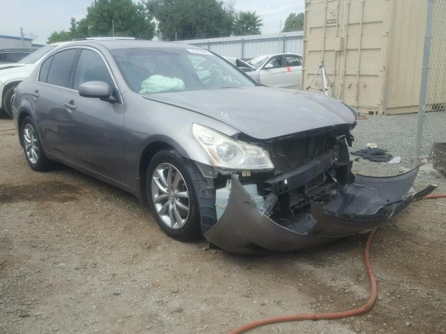 JNKBV61E98M222174 - 2008 INFINITI G35 GRAY photo 1