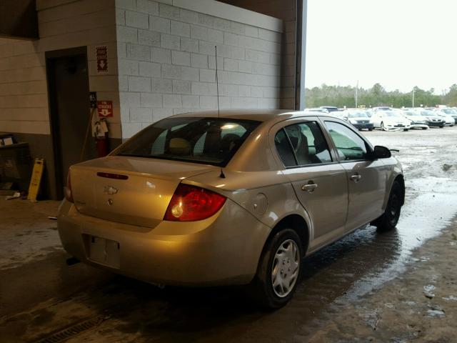 1G1AK52F657576602 - 2005 CHEVROLET COBALT TAN photo 4