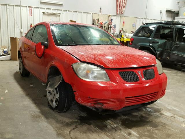 1G2AS18H897168573 - 2009 PONTIAC G5 RED photo 1