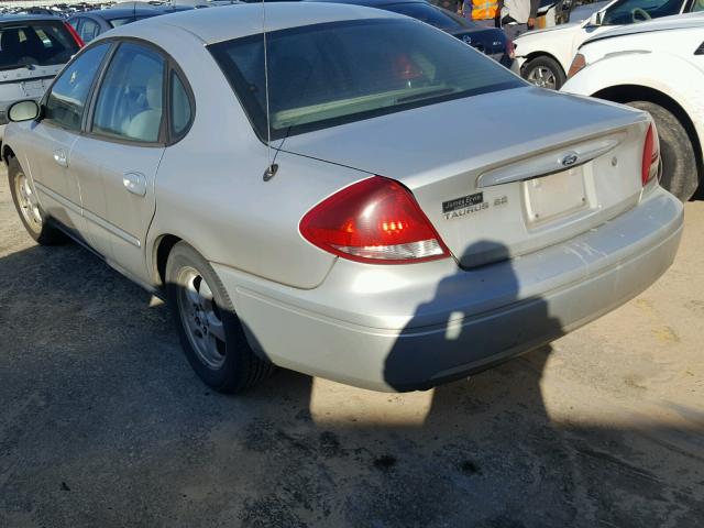 1FAFP53U04A151699 - 2004 FORD TAURUS SE SILVER photo 3