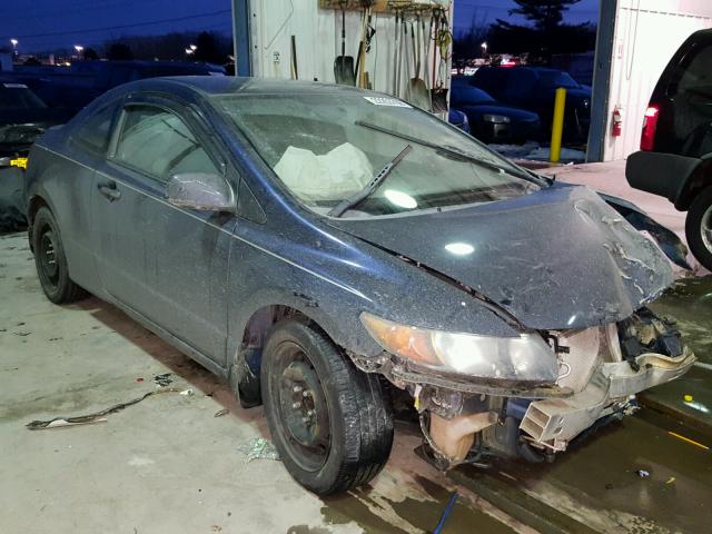 2HGFG12618H576847 - 2008 HONDA CIVIC LX BLUE photo 1