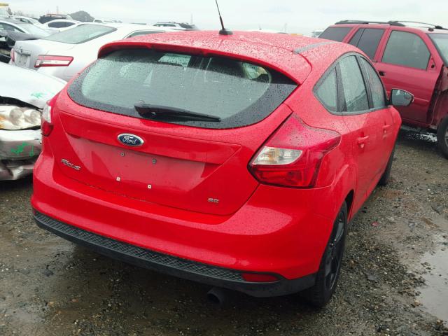 1FADP3K21EL272789 - 2014 FORD FOCUS SE RED photo 4