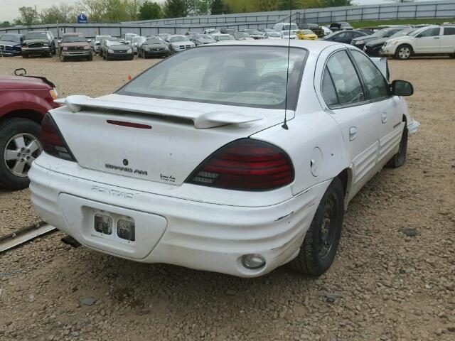 1G2NF52T11C236816 - 2001 PONTIAC GRAND AM S WHITE photo 4