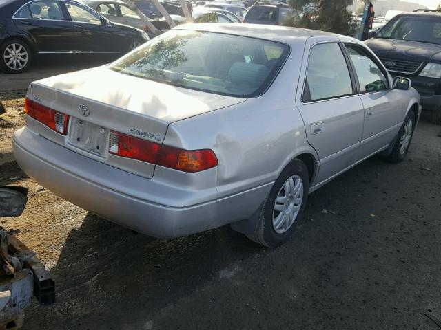 4T1BG22K21U867632 - 2001 TOYOTA CAMRY CE SILVER photo 4