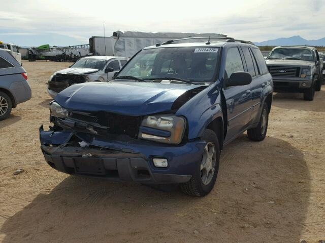 1GNDS13S052150756 - 2005 CHEVROLET TRAILBLAZE BLUE photo 2